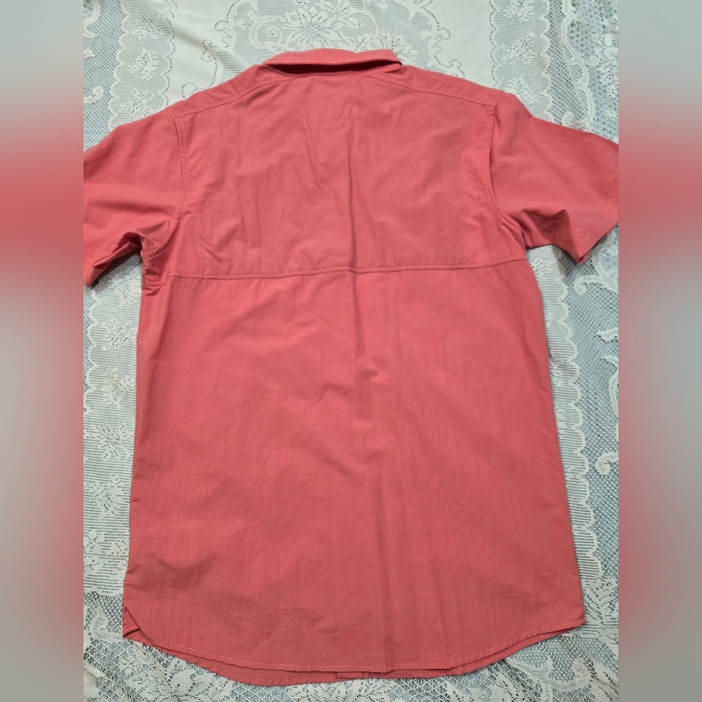 Men's Coral Short Sleeve Shirt - Picture 4 of 10